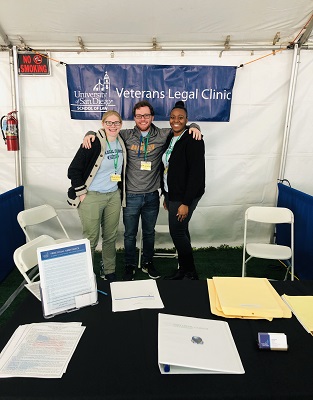 Students from the Veterans Clinic